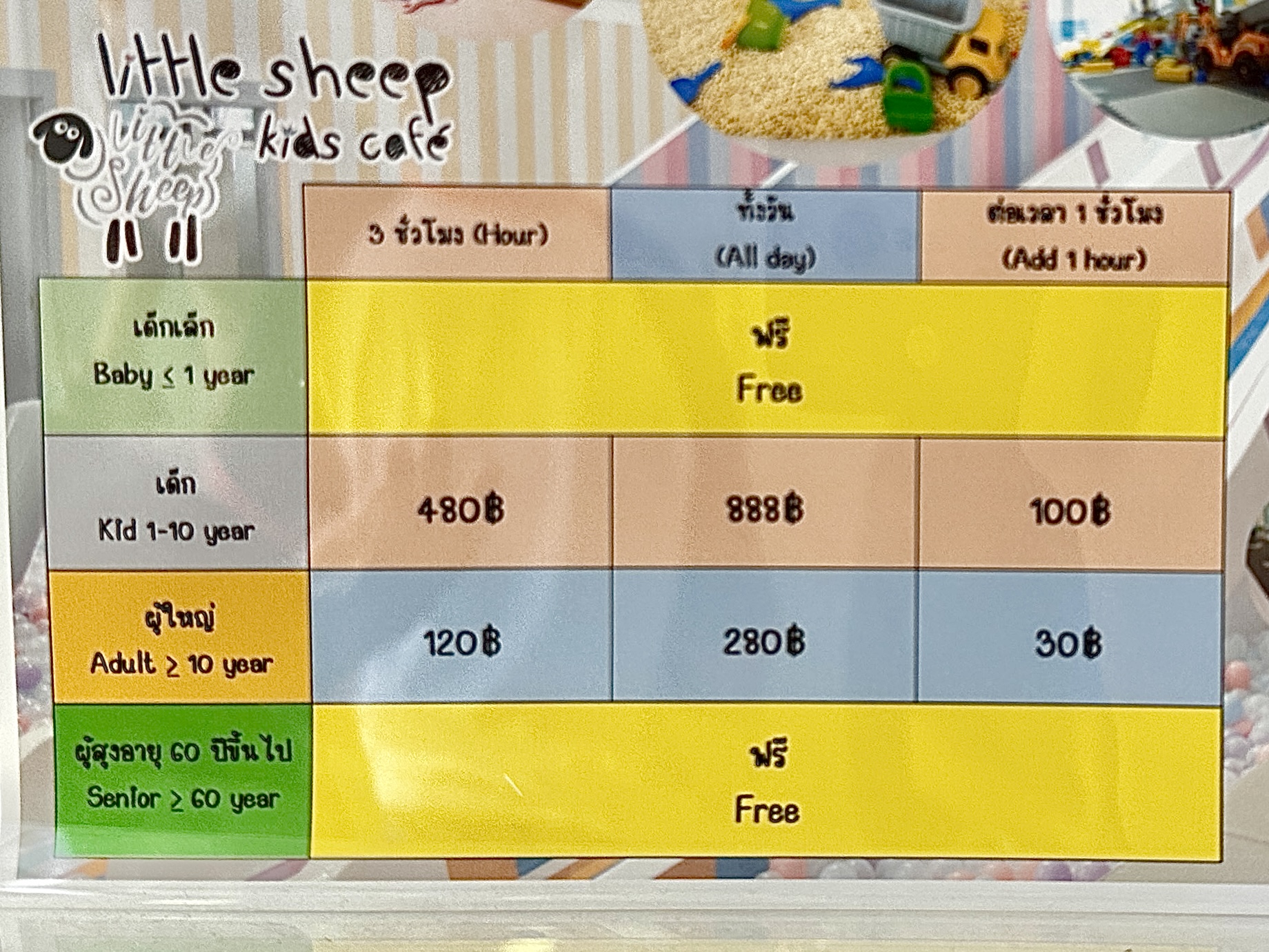  little sheep kids cafe 1 2 3 