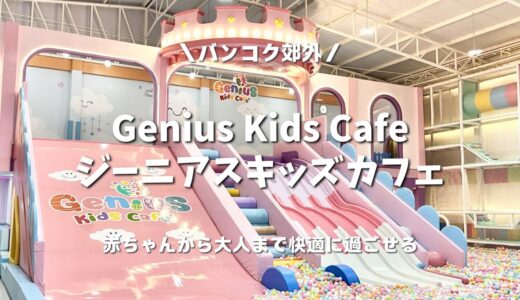 【Genius Kids Cafe（ジーニアスキッズカフェ）】赤ちゃんから大人まで快適に過ごせる！大規模キッズカフェ